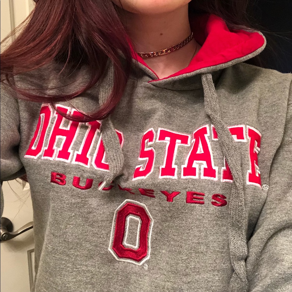 college sweatshirt